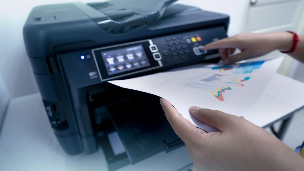 Laser printer Printing Documents