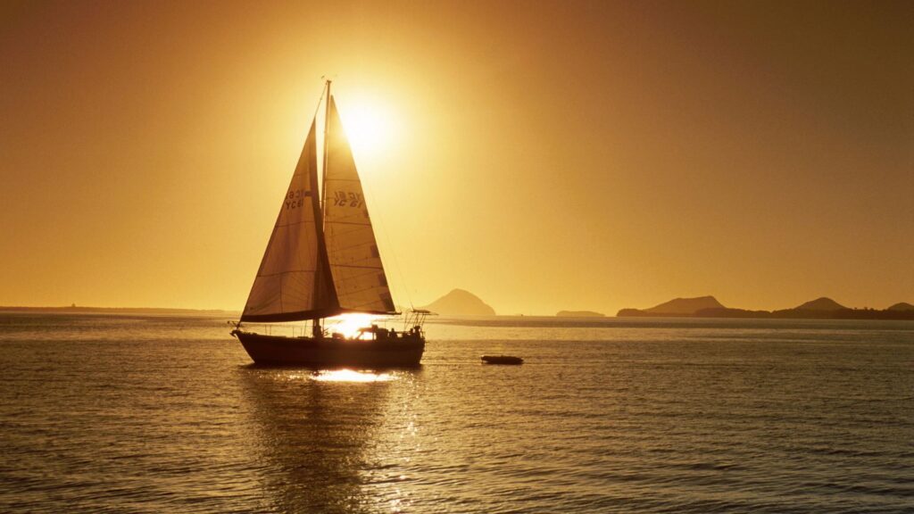 Sailing at Port Stephens