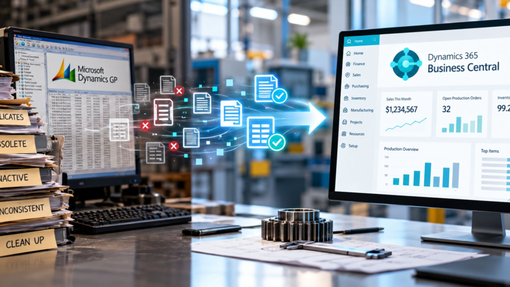 Dynamics GP data cleanup transforms duplicate, obsolete, and inconsistent records into trusted Business Central data.